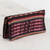 Recycled cotton wallet, 'Solola Geometry' - Geometric Striped Recycled Cotton Wallet from Guatemala