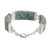 Jade link bracelet, 'Simple Panels in Apple Green' - Apple Green Jade Link Bracelet from Guatemala (image 2b) thumbail
