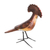 Ceramic figurine, 'Royal Flycatcher' - Hand-Painted Ceramic Royal Flycatcher Bird Figurine (image 2c) thumbail