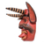 Máscara de madera - Máscara de diablo de madera cultural tallada a mano de Guatemala