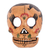 Wood mask, 'Eternal Life' - Rustic Wood Skull Mask Crafted in Guatemala (image 2a) thumbail