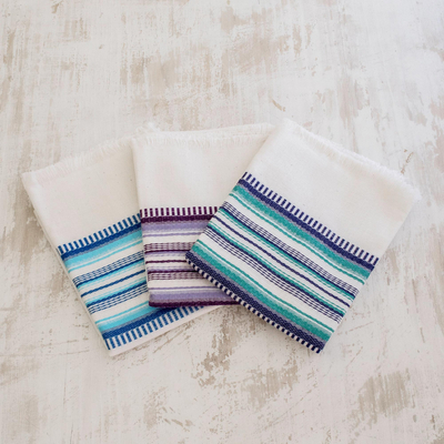 Cotton dish towels, Berry Colors (set of 3)