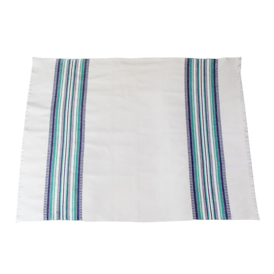Cotton dish towels, 'Berry Colors' (set of 3) - Set of 3 Handwoven Guatemalan Cotton Dish Towels