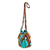 Cotton bucket bag, 'Tribal Geometry' - Colorful Geometric Cotton Bucket Bag from Guatemala (image 2a) thumbail