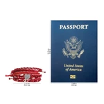 Glass beaded macrame bracelets, 'Boho Histories in Red' (set of 7) - Glass Beaded Macrame Bracelets in Red (Set of 7)