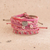 Makramee-Armbänder aus Glasperlen, (7er-Set) - Makramee-Armbänder aus Glasperlen in Fuchsia (7er-Set)