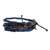 Lapis lazuli and leather bracelets, 'Boho Friends' (set of 4) - Lapis Lazuli and Leather Bracelets from Guatemala (Set of 4) (image 2b) thumbail