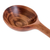 Wood serving spoon, 'Familiar Flavor' - Handmade Jobillo Wood Serving Spoon from Guatemala (image 2c) thumbail