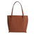 Bonded leather shoulder bag, 'Sublime Elegance in Spice' - Bonded Leather Shoulder Bag in Solid Spice from El Salvador (image 2a) thumbail