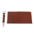 Leather passport wallet, 'Sienna Style' - Leather Passport Wallet in Solid Sienna (image 2d) thumbail
