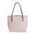 Bonded leather shoulder bag, 'Sublime Style in Blush' - Bonded Leather Shoulder Bag in Blush from El Salvador (image 2c) thumbail