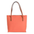 Bonded leather shoulder bag, 'Sublime Style in Peach' - Bonded Leather Shoulder Bag in Peach from El Salvador (image 2a) thumbail