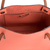Bonded leather shoulder bag, 'Sublime Style in Peach' - Bonded Leather Shoulder Bag in Peach from El Salvador (image 2d) thumbail