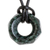 Jade pendant necklace, 'Dark Green Ancestral Treasure' - Faceted Dark Green Jade Pendant Necklace from Guatemala thumbail