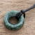 Jade pendant necklace, 'Green Ancestral Treasure' - Faceted Green Jade Pendant Necklace from Guatemala (image 2b) thumbail