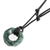 Jade pendant necklace, 'Green Ancestral Treasure' - Faceted Green Jade Pendant Necklace from Guatemala (image 2d) thumbail