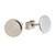 Sterling silver stud earrings, 'Moonlight Simplicity' - High-Polish Round Sterling Silver Stud Earrings (image 2c) thumbail