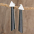 Jade drop earrings, 'Shooting Triangles' - Triangular Dark Green Jade Drop Earrings from Guatemala (image 2) thumbail