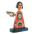 Wood decorative accent, 'Angelic Flowers' - Hand-Painted Wood Angel Decorative Accent from Guatemala