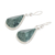 Jade dangle earrings, 'Green Dimensional Drops' - Drop-Shaped Green Jade Dangle Earrings from Guatemala (image 2c) thumbail