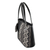 Handwoven cotton and faux leather shoulder bag, 'Feminine Subtlety in Black' - Black and Beige Cotton and Faux Leather Shoulder Bag (image 2c) thumbail