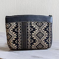 Featured review for Handwoven cotton cosmetic bag, Sweet Journey in Black