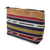 Handwoven cotton cosmetic bag, 'Antigua Lands' - All Cotton Multicolored Cosmetic Bag (image 2b) thumbail