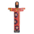 Wood statuette, 'Jesus Revived' - Hand-Painted Floral Wood Jesus Statuette from Guatemala