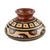 Ceramic decorative vase, 'Time and History' - Handcrafted Pre-Hispanic Style Decorative Ceramic Vase (image 2a) thumbail