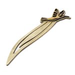 Recycled teak wood bookmark, 'Hummingbird in Flight' - Handcrafted Recycled Teak Hummingbird Theme Bookmark