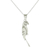 Collar colgante de plata esterlina - Collar con colgante de guacamayo costarricense de plata esterlina