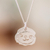 Sterling silver pendant necklace, 'Smiling Sloth' - Sterling Silver Costa Rican Sloth Pendant Necklace (image 2) thumbail
