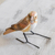 Ceramic figurine, 'Rustic Bunting' - Guatemala Handcrafted Ceramic Rustic Bunting Bird Figurine (image 2) thumbail