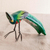 Ceramic figurine, 'Resplendent Quetzal' - Guatemala Handcrafted Ceramic Quetzal Bird Figurine (image 2c) thumbail