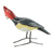Ceramic figurine, 'Helmeted Woodpecker' - Handcrafted Posable Ceramic Helmeted Woodpecker Figurine (image 2c) thumbail