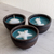 Ceramic filled candle set, 'Sea Breeze' (set of 3) - Ceramic Jar Filled Sealife Candle Set (Set of 3) (image 2b) thumbail