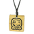 Bamboo pendant necklace, 'Mayan Justice' - Mayan Spiritual Law and Justice Glyph Bamboo Necklace (image 2a) thumbail