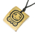 Bamboo pendant necklace, 'Mayan Justice' - Mayan Spiritual Law and Justice Glyph Bamboo Necklace (image 2b) thumbail
