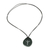 Jade pendant necklace, 'Rune Algiz' - Algiz Rune Dark Green Jade Pendant Necklace (image 2c) thumbail