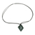 Jade pendant necklace, 'Rune Thurisaz' - Unique Green Jade Rune Necklace from Guatemala (image 2c) thumbail