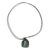 collar con colgante de jade - Collar de runas de jade unisex hecho a mano.