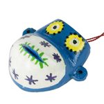 Wood ornaments, 'Colorful Animals' (set of 6) - Hand Crafted Animal Ornaments from Guatemala (Set of 6)