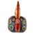 Wood mask, 'New Day' - Hand Crafted Wood Rooster Folk Art Mask (image 2d) thumbail
