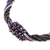 Beaded torsade necklace, 'Purple Rain' - Purple Beaded Torsade Necklace from Guatemala (image 2c) thumbail