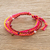 Beaded macrame bracelet, 'Flowers of Solola' - Colorful Macrame Bracelet with Glass Beads (image 2) thumbail