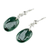 Jade dangle earrings, 'Nature of God - Cat' - Sterling Silver and Jade Cat Dangle Earrings (image 2c) thumbail