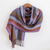 Cotton shawl, 'Amethyst Country Garden' - Rose and Amethyst Handwoven Guatemalan Cotton Shawl (image 2) thumbail