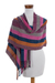 Cotton shawl, 'Enchanting Country Flowers' - Colorful Handwoven Guatemalan Cotton Shawl thumbail