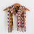 Cotton scarf, 'Rosy Gumdrops' - Handwoven Rose & Multicolor Cotton Scarf from Guatemala