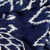 Mantón ikat de rayón, 'Siluetas azul marino' - Mantón Ikat azul marino y blanco de Guatemala
